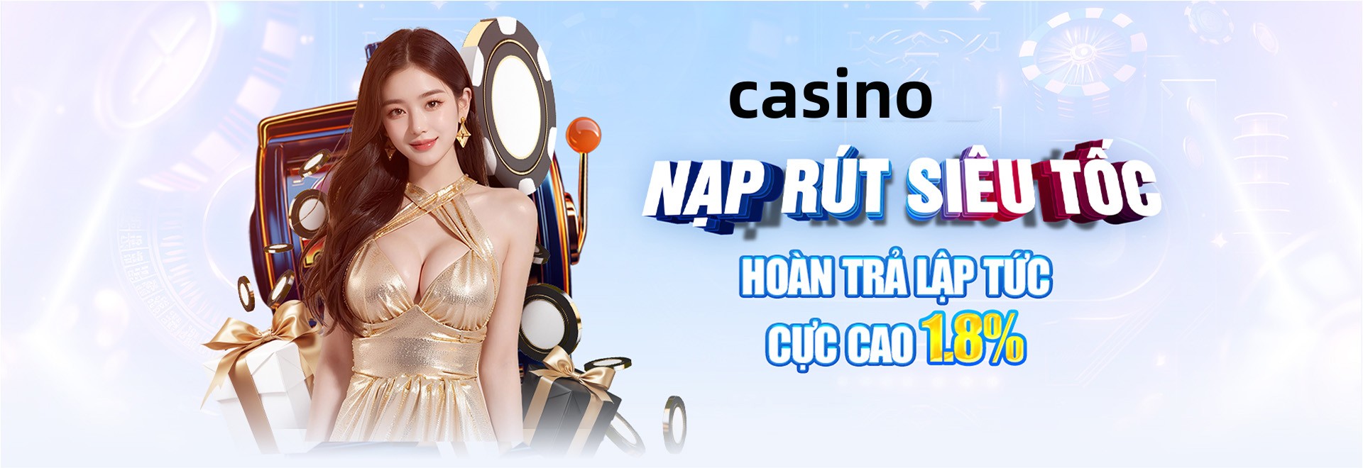Hình ảnh quảng cáo của rwin hiển thị nền tảng và các lợi ích