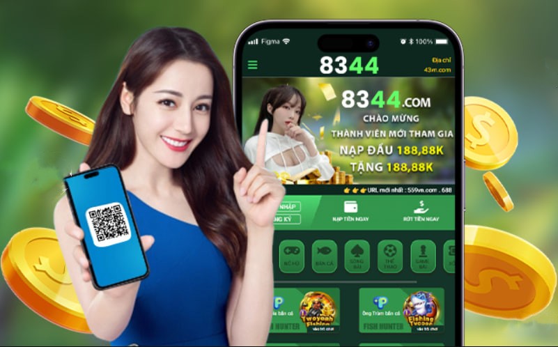 Hình ảnh quảng cáo của rwin hiển thị nền tảng và các lợi ích