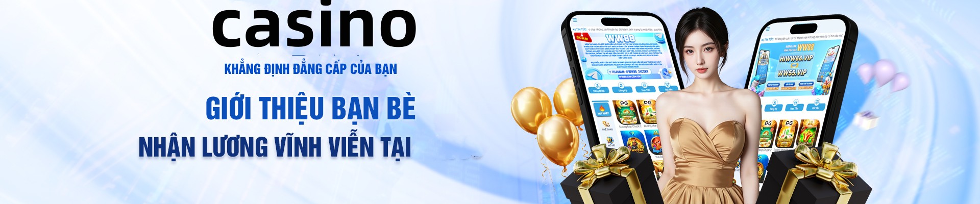 Hình ảnh quảng cáo của rwin hiển thị nền tảng và các lợi ích
