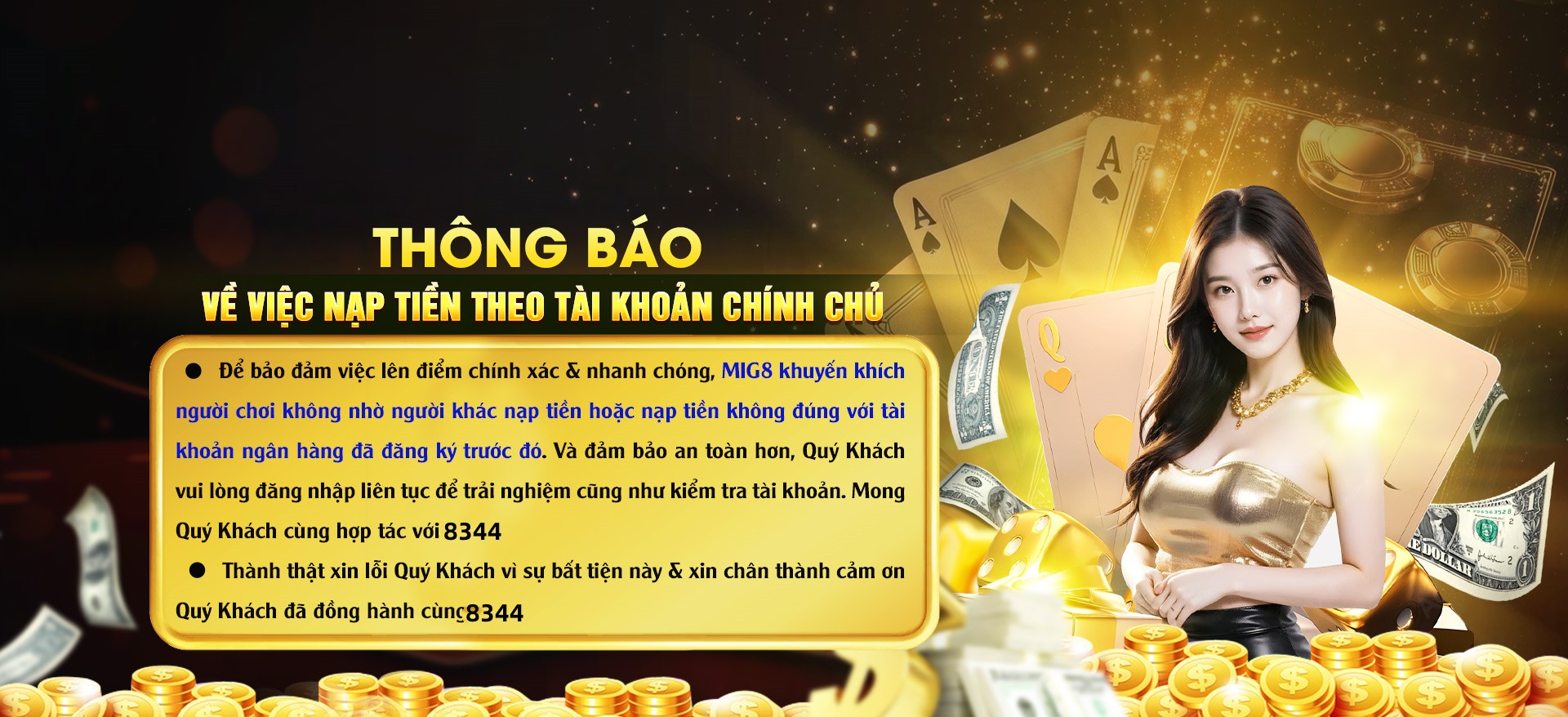 Hình ảnh quảng cáo của rwin hiển thị nền tảng và các lợi ích