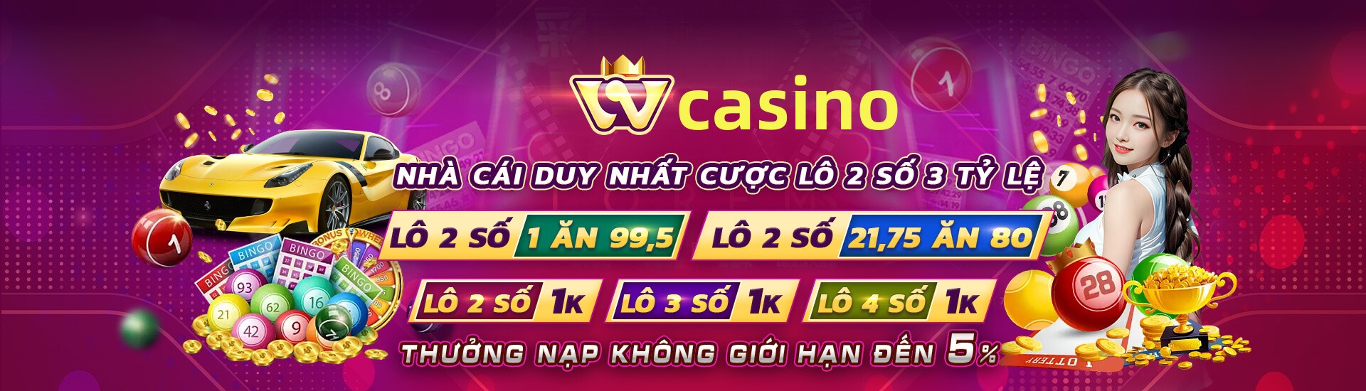 Hình ảnh quảng cáo của rwin hiển thị nền tảng và các lợi ích